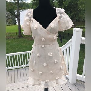 Cream Lulus dress